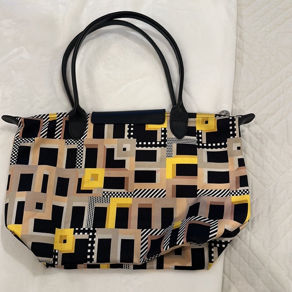 Longchamp 2015 Le Pilage Tote Jeremy Scott Graphic Design Print - Picture 3 of 4